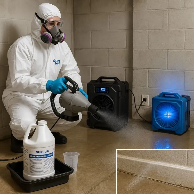 Sanitization and Odor Removal process in Belmont County, OH