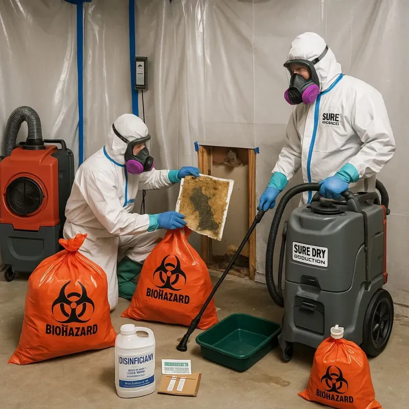 Contaminated Water Handling Protocols process in Belmont County, OH